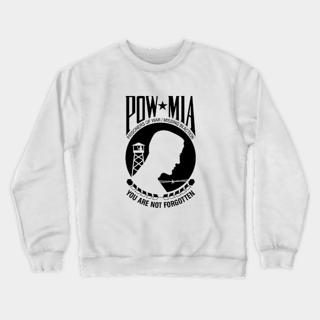 Mod.4 POW-MIA Pisioners of War Missing in Action Crewneck Sweatshirt by parashop